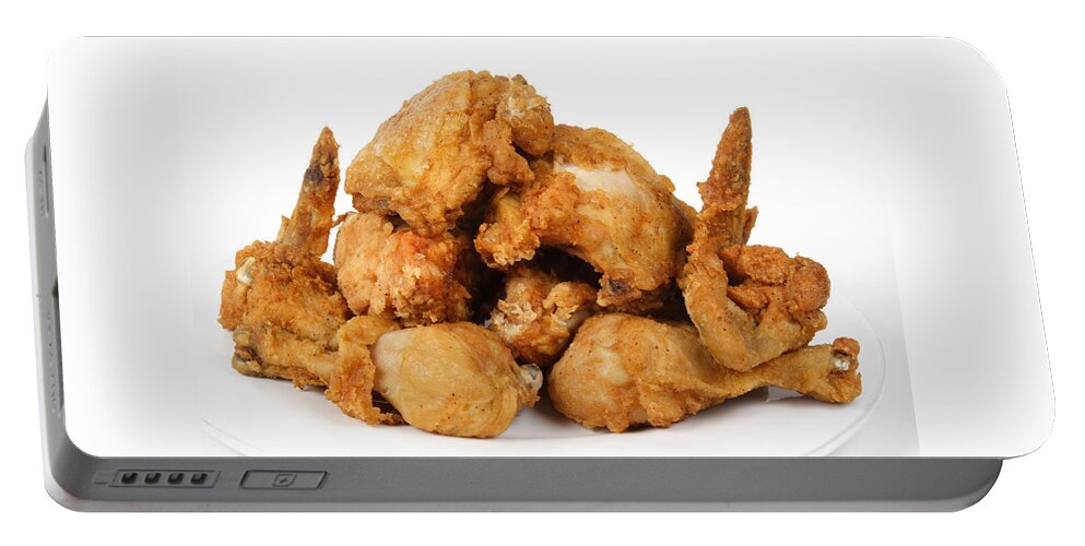 Food Portable Battery Charger featuring the photograph Fine Art Fried Chicken Food Photography by James BO Insogna