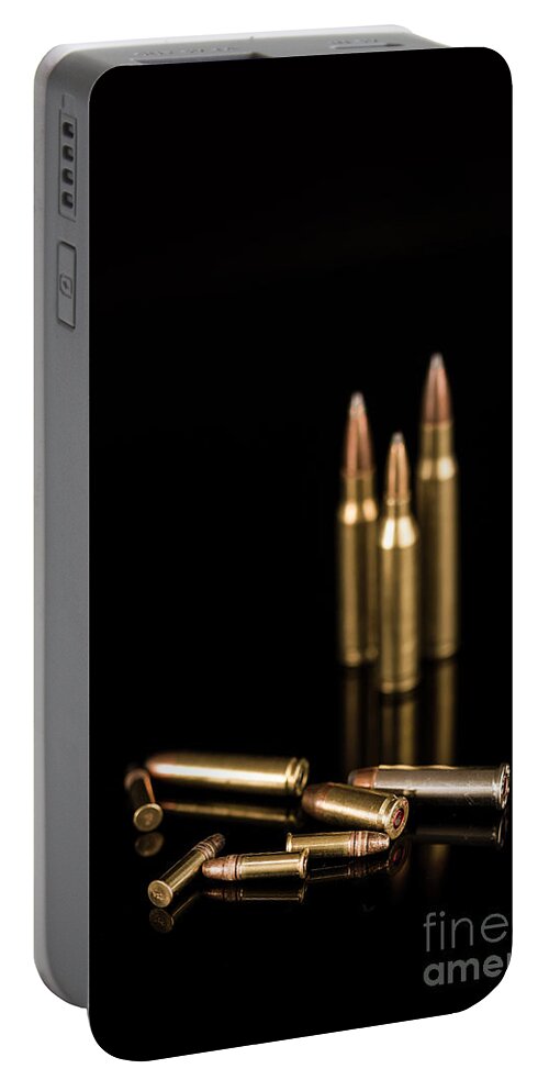 Kremsdorf Portable Battery Charger featuring the photograph Fire Off Your Guns by Evelina Kremsdorf