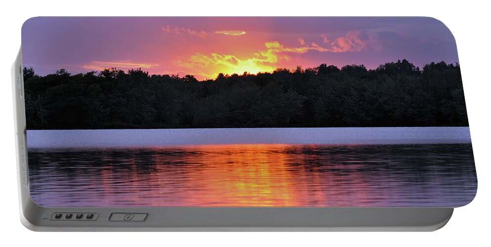 Sunset Portable Battery Charger featuring the photograph Sunsets by Glenn Gordon