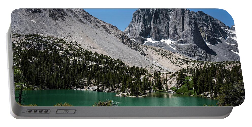 Landscape Portable Battery Charger featuring the photograph First Lake Afternoon by Scott Cunningham