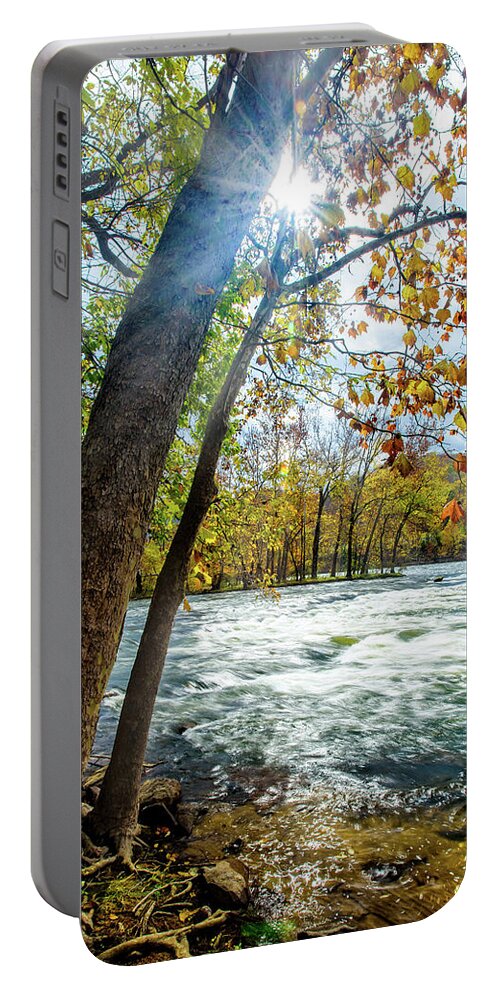 Landscape Portable Battery Charger featuring the photograph Fisherman's Paradise by Joe Shrader