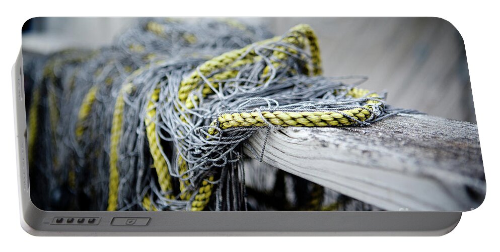 Fish Portable Battery Charger featuring the photograph Fishing Net by Rich S