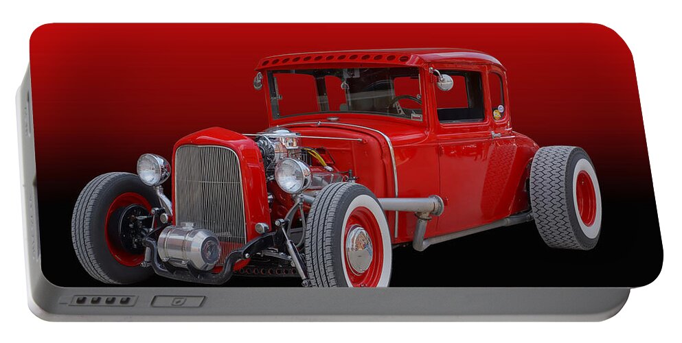 Coupe Portable Battery Charger featuring the photograph Five Window Coupe by Alan Hutchins