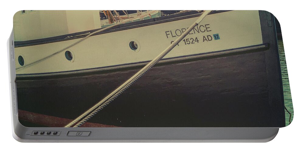 Charles Portable Battery Charger featuring the photograph Florence At The Seaport by Joe Geraci