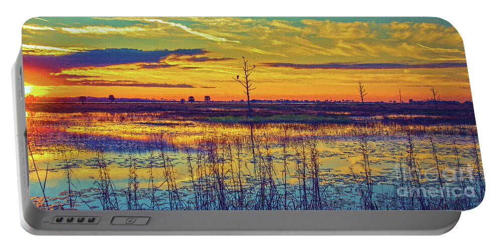 Nature Portable Battery Charger featuring the photograph Florida Nature Paradise 2 by DB Hayes
