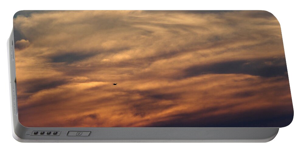 Sunset Portable Battery Charger featuring the photograph Florida Sunset 0052 by Wesley Elsberry