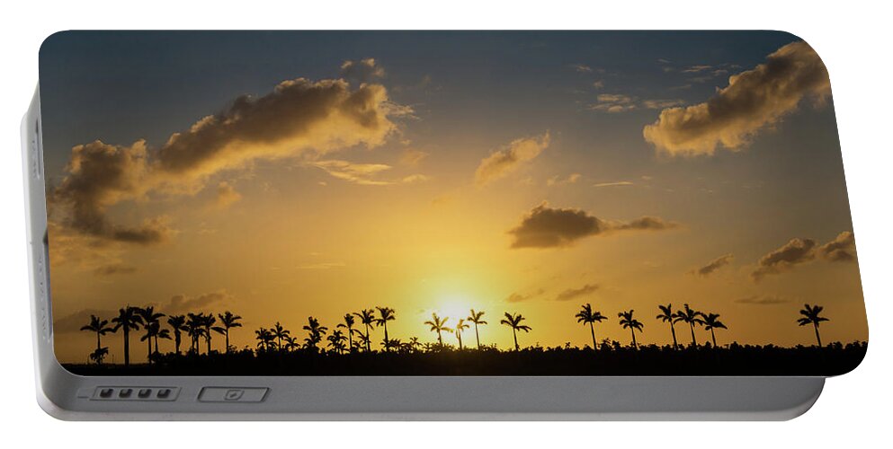 Florida Portable Battery Charger featuring the photograph Florida sunset by Framing Places