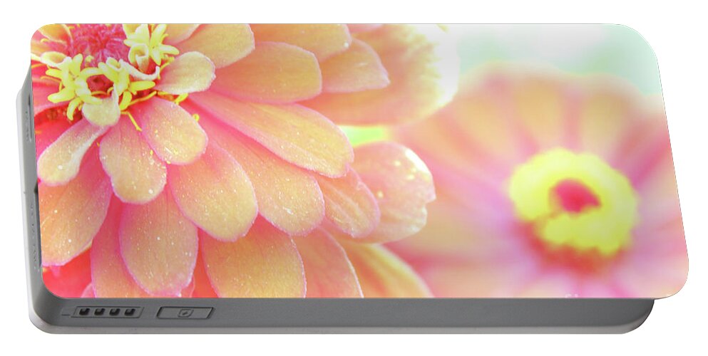 Flower Portable Battery Charger featuring the photograph Flower Oasis by Becqi Sherman