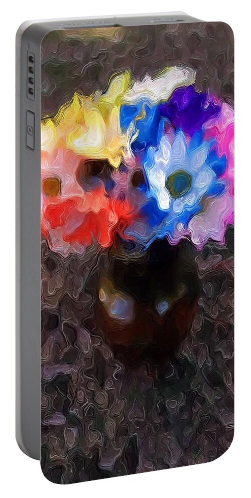 Landscape Portable Battery Charger featuring the photograph Flowers of Joy by Morgan Carter