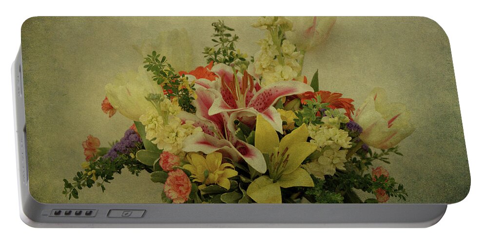 Flowers Portable Battery Charger featuring the photograph Flowers by Sandy Keeton