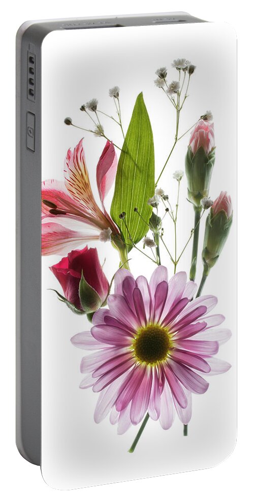 Flower Portable Battery Charger featuring the photograph Flowers Transparent 1 by Tom Mc Nemar