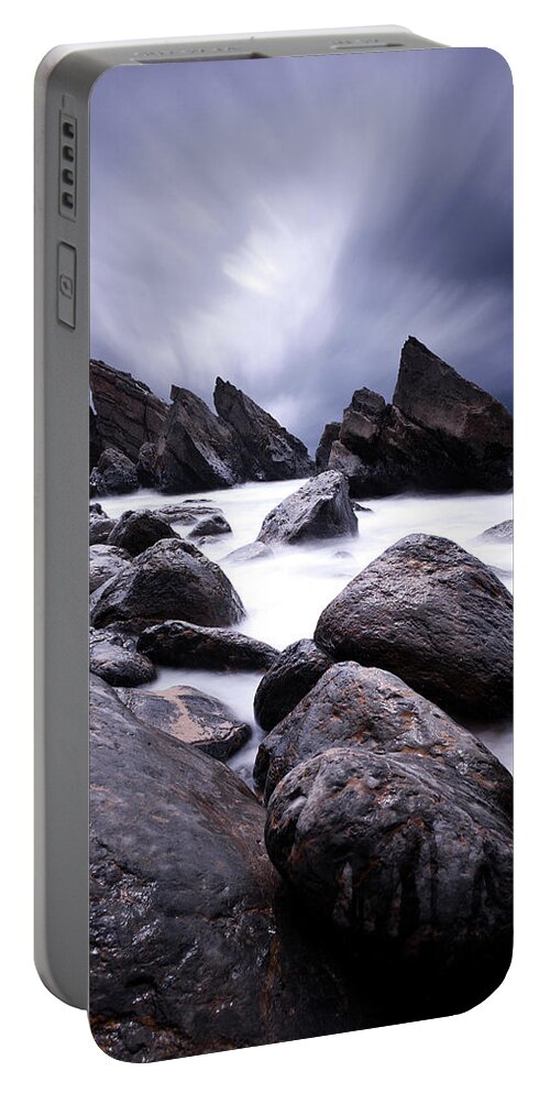 Jorgemaiaphotographer Portable Battery Charger featuring the photograph Flowing by Jorge Maia