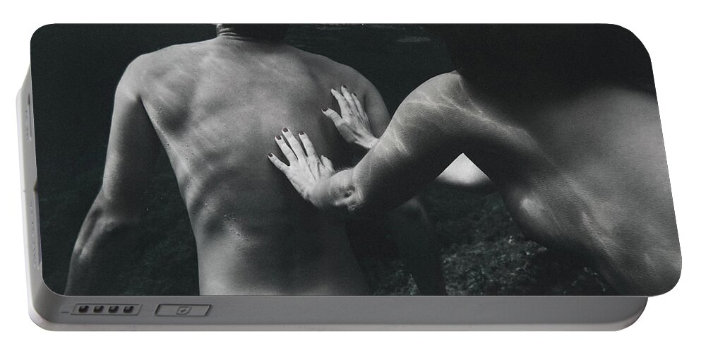 Swim Portable Battery Charger featuring the photograph Follow Him by Gemma Silvestre