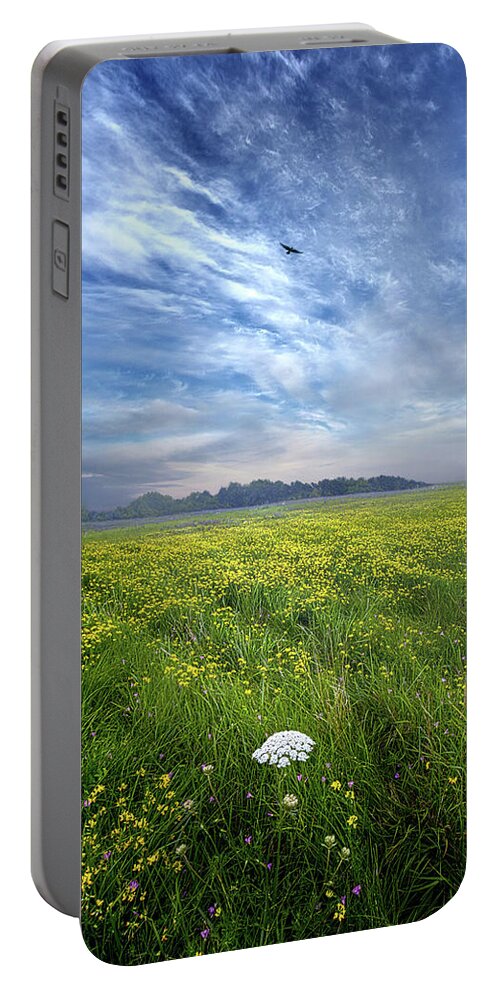 Landscape Portable Battery Charger featuring the photograph For We Are All One In Spirit by Phil Koch
