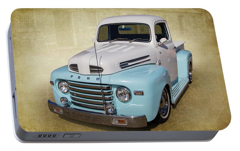 Truck Portable Battery Charger featuring the photograph Ford F1 by Keith Hawley