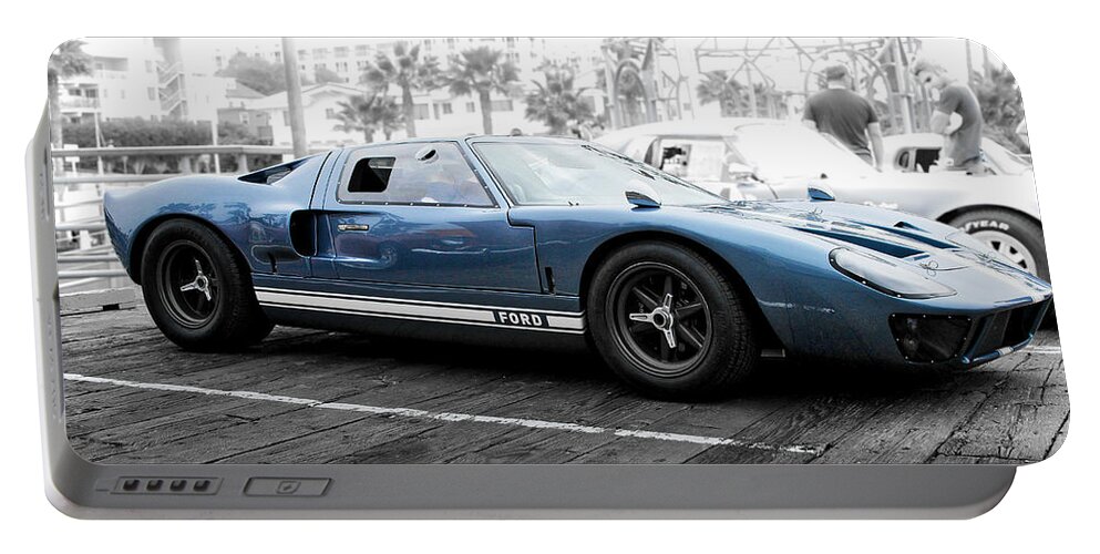 Ford Gt Portable Battery Charger featuring the photograph Ford G T 40 by Gene Parks