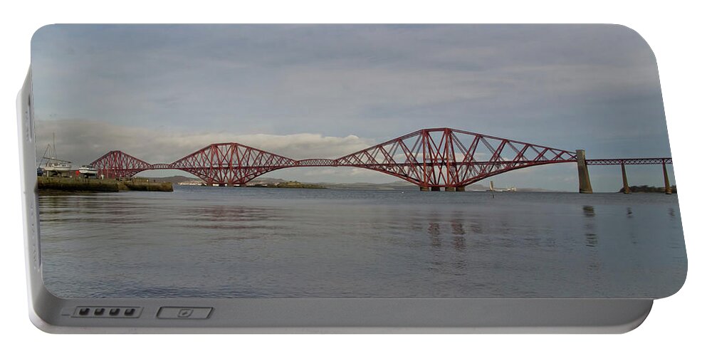 Forth Bridge Portable Battery Charger featuring the photograph Forth Rail Bridge by Elena Perelman