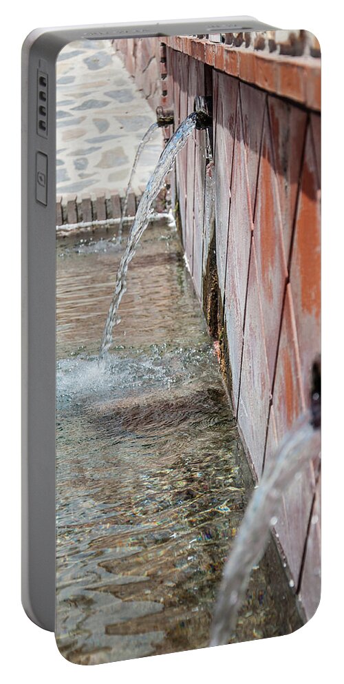 Andalucia Portable Battery Charger featuring the photograph Fountain by Geoff Smith