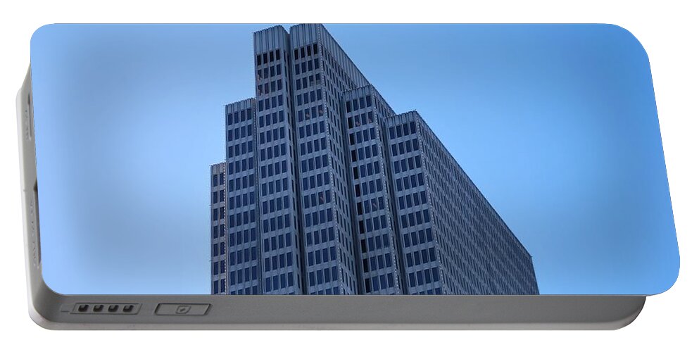 City Portable Battery Charger featuring the photograph Four Embarcadero Center Office Building - San Francisco by Matt Quest