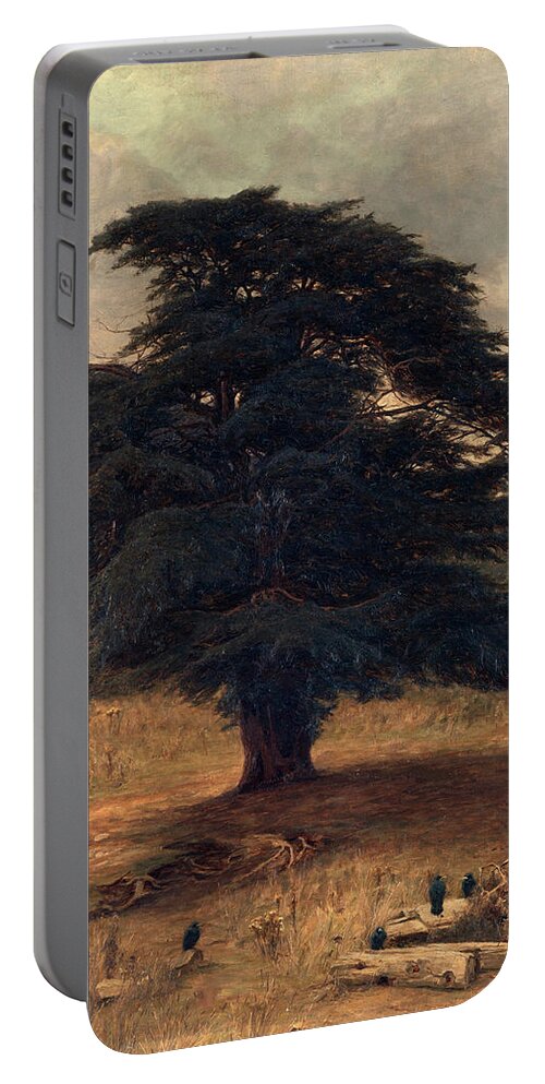 Frank Walton United Kingdom 1840-1928 Peace At The Last Portable Battery Charger featuring the painting Frank Walton United Kingdom by MotionAge Designs