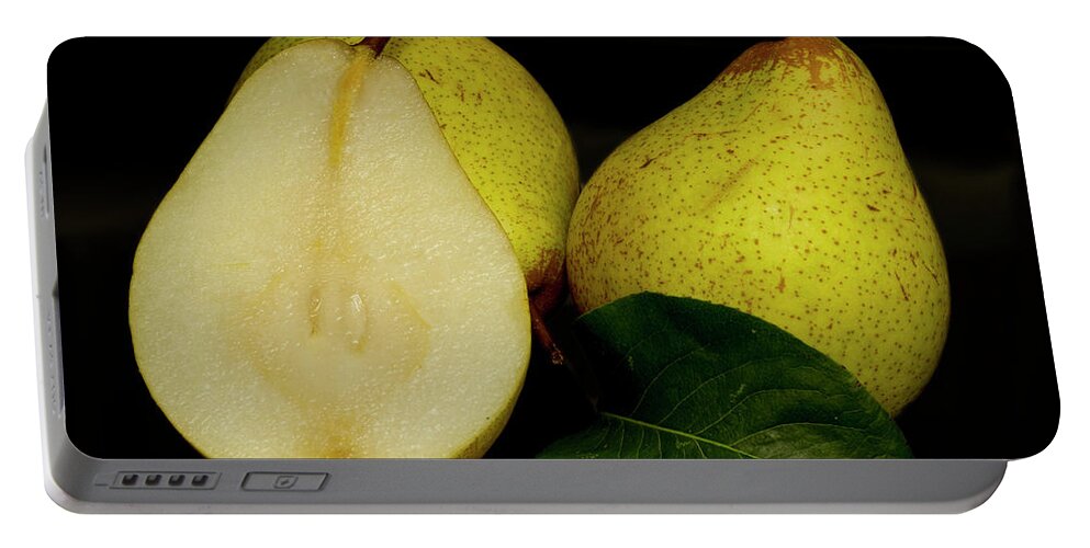 Pears Portable Battery Charger featuring the photograph Fresh Pears Fruit by David French