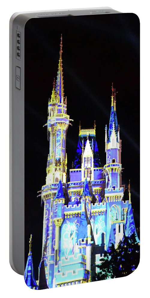 Castle Portable Battery Charger featuring the photograph Frozen Castle by Cindy Manero