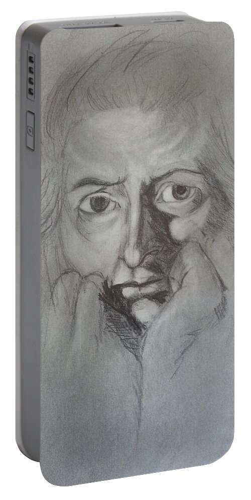 Fuseli Portable Battery Charger featuring the painting Fuseli by Amelie Simmons