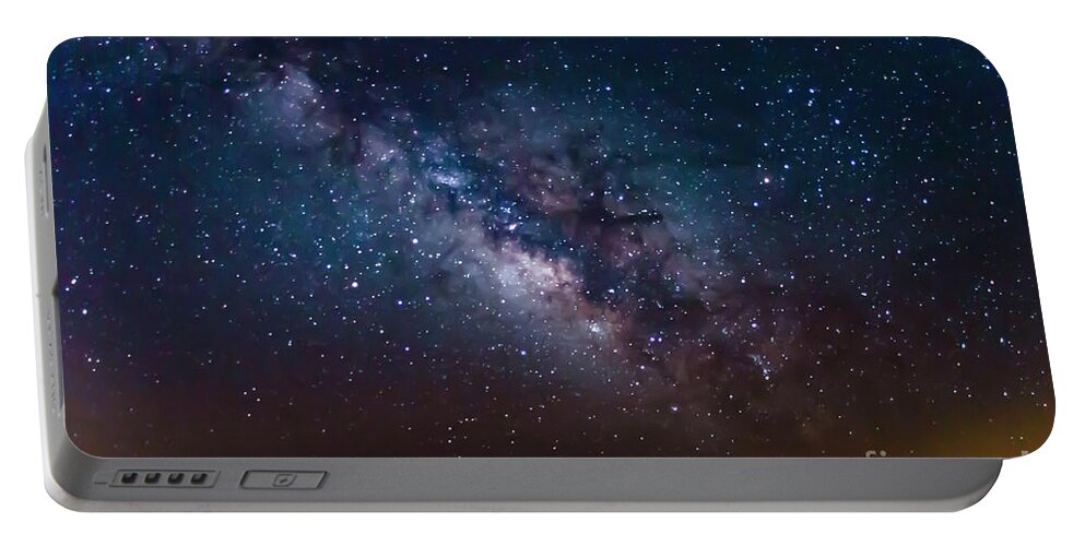 Milky Way Portable Battery Charger featuring the photograph Galactic Core by Mark Jackson
