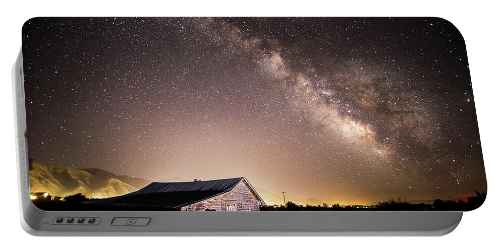 Star Valley Portable Battery Charger featuring the photograph Galaxy in Star Valley by Wesley Aston