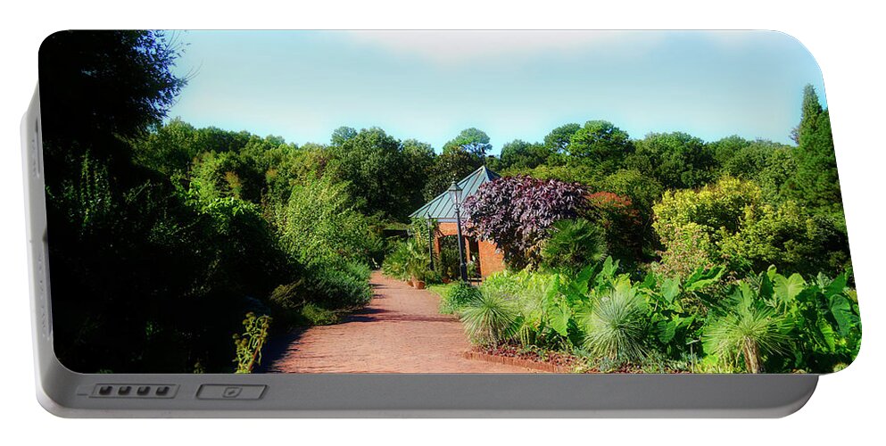 Garden Portable Battery Charger featuring the photograph Garden Of Glory by Kathy Baccari