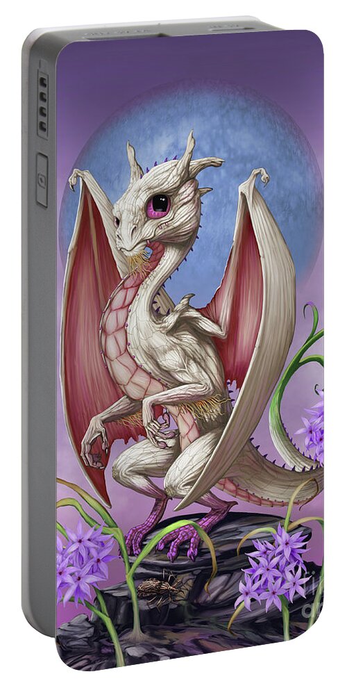 Garlic Portable Battery Charger featuring the digital art Garlic Dragon by Stanley Morrison