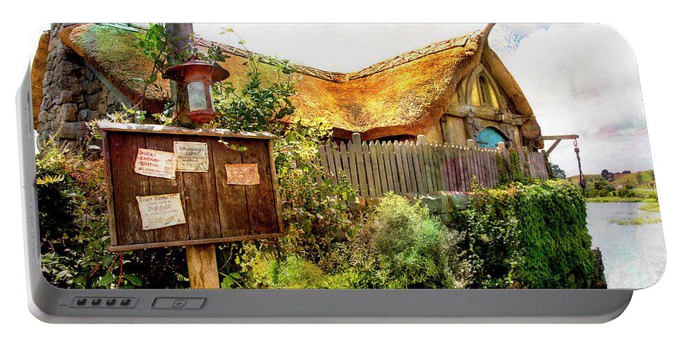 Hobbits Portable Battery Charger featuring the photograph Gathering Place by Kathryn McBride