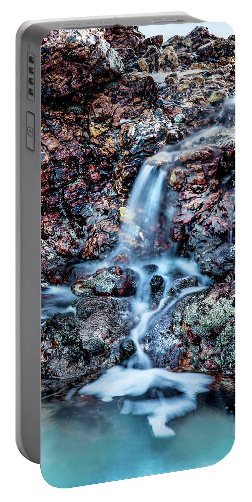 Australian Beaches Portable Battery Charger featuring the photograph Gemstone Falls by Az Jackson