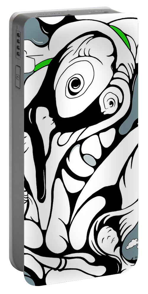 Female Portable Battery Charger featuring the digital art Generations by Craig Tilley