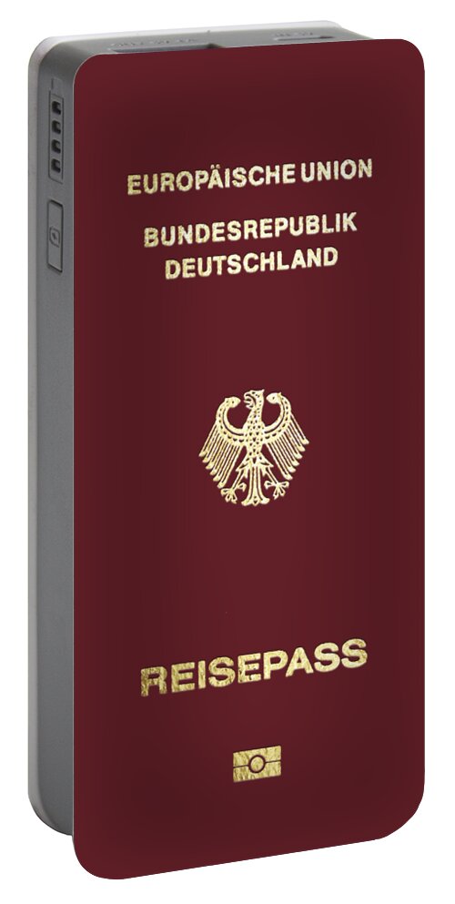 “passports” Collection Serge Averbukh Portable Battery Charger featuring the digital art German Passport Cover by Serge Averbukh