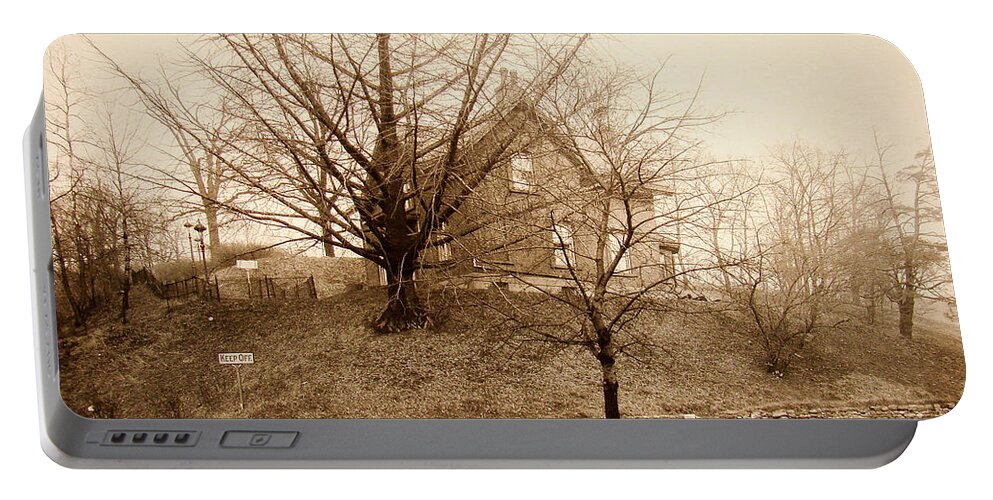 1925 Portable Battery Charger featuring the photograph Ginkgo Tree, 1925 by Cole Thompson
