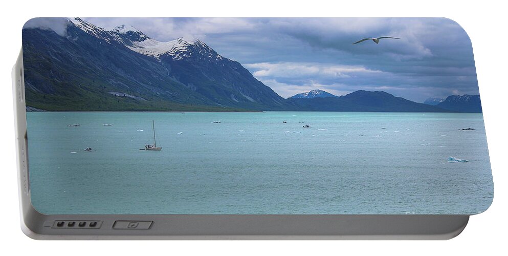 Glacier Bay National Park Portable Battery Charger featuring the photograph Glacier Bay Alaska Two by Veronica Batterson
