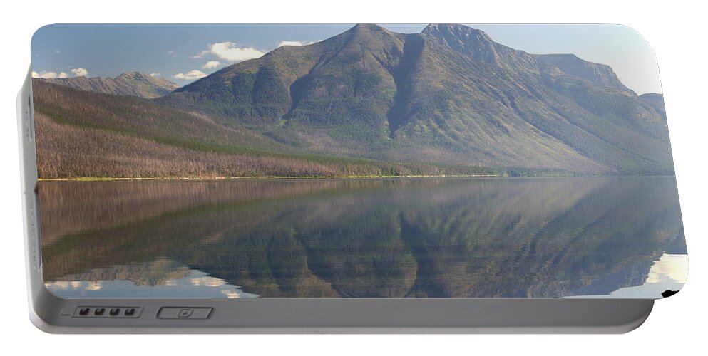 Glacier National Park Portable Battery Charger featuring the photograph Glacier Reflection1 by Marty Koch