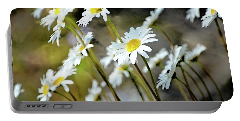Wildflowers Portable Battery Charger featuring the photograph Glacier Wildflowers by Marty Koch