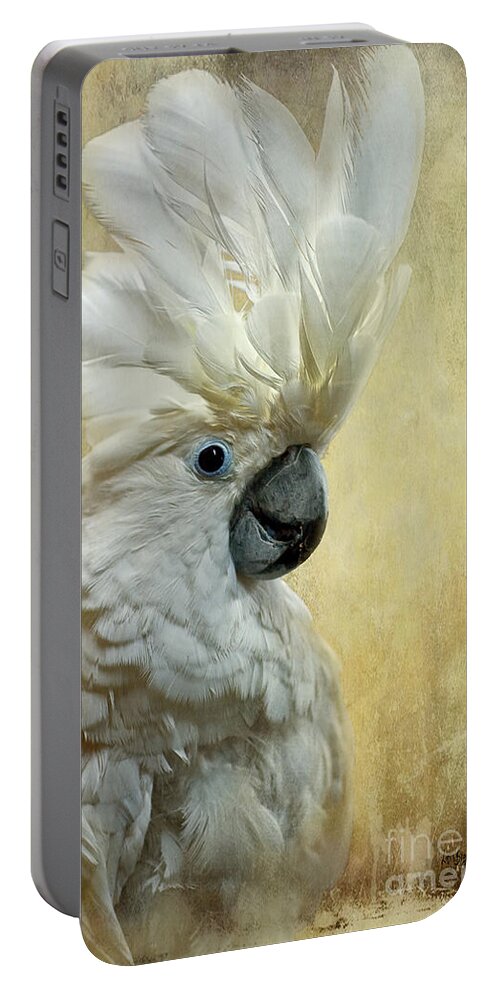 Bird Portable Battery Charger featuring the photograph Glamour Girl by Lois Bryan