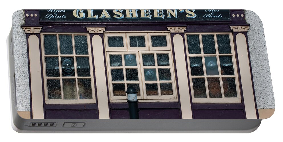 Glasheens Portable Battery Charger featuring the photograph Glasheen's Old Abbey Inn by Joe Cashin