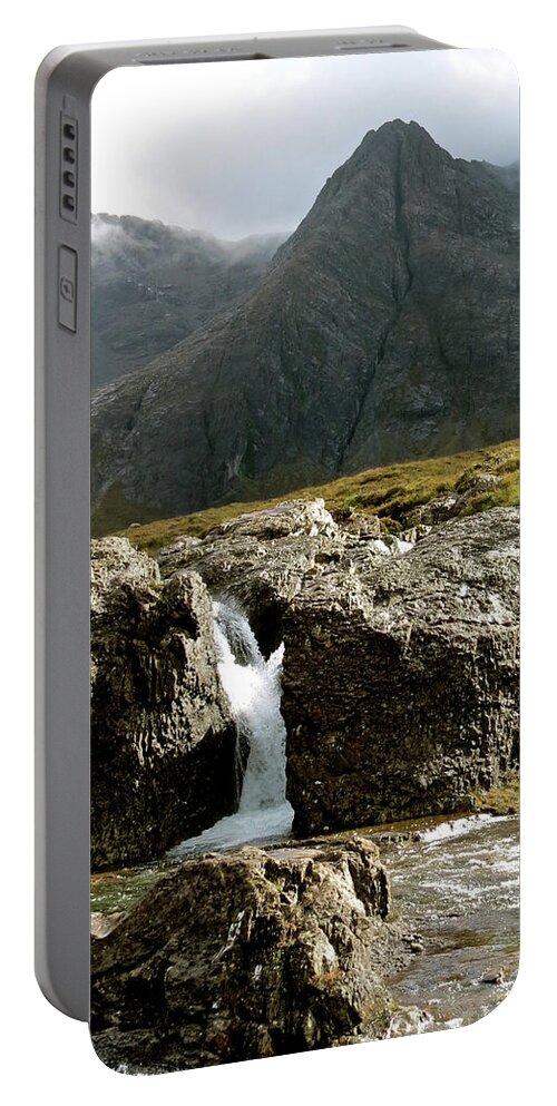 Fairy Pools Portable Battery Charger featuring the photograph Glen Brittle by Azthet Photography
