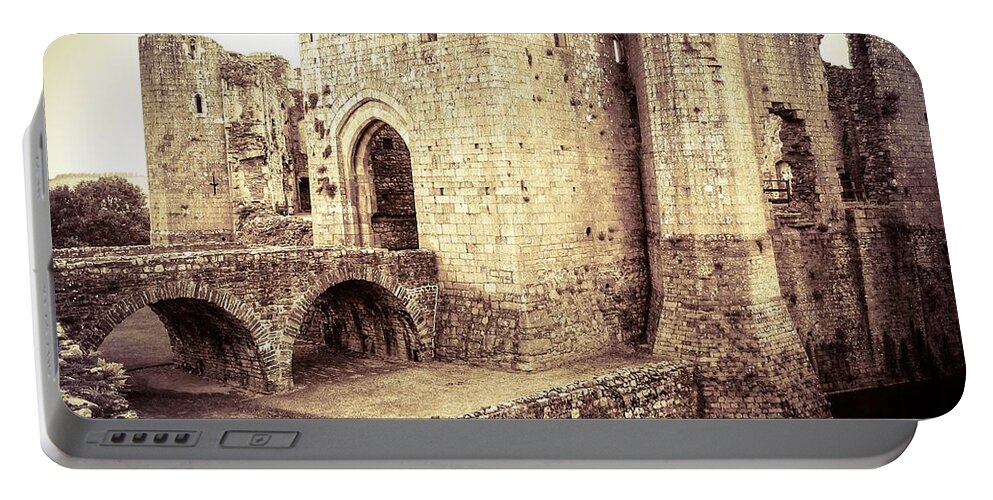 Raglan Castle Portable Battery Charger featuring the photograph Glorious Raglan Castle by Denise Railey