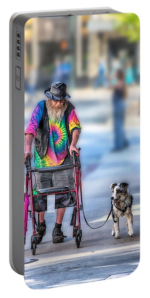 Man Portable Battery Charger featuring the photograph Going For a Walk by John Haldane