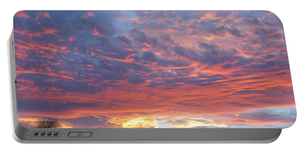 Arizona Skies Portable Battery Charger featuring the photograph Golden Eye Landing in the Desert by Judy Kennedy