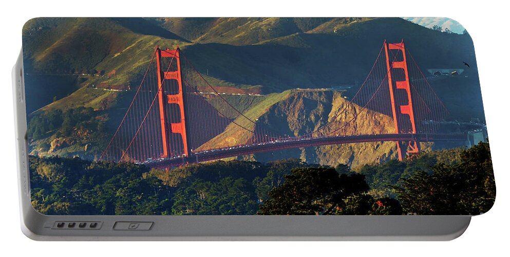 Golden Gate Bridge Portable Battery Charger featuring the photograph Golden Gate Bridge by Steven Spak