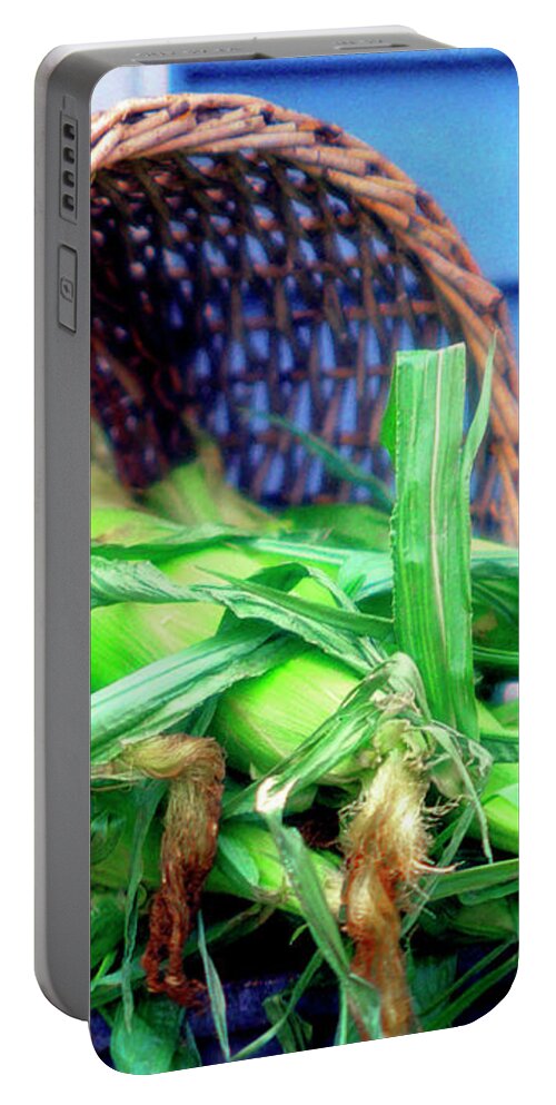 Jigsaw Portable Battery Charger featuring the photograph Golden Harvest by Carole Gordon