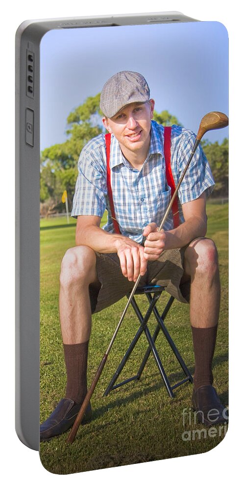 Golf Portable Battery Charger featuring the photograph Golf Club Pro by Jorgo Photography