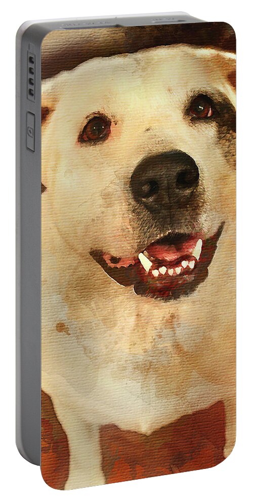 Good Dog Portable Battery Charger featuring the photograph Good Dog by Bellesouth Studio