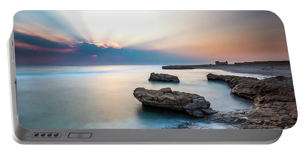 Africa Portable Battery Charger featuring the photograph Good Morning Red Sea by Hannes Cmarits